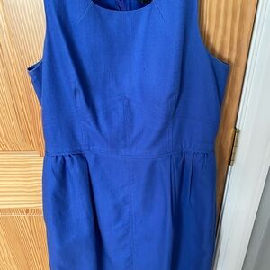 J. Crew Royal Blue Midi Dress